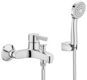 Baterie de cada-dus Roca Saona, cu accesorii incluse