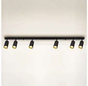Spot Brilagi SELE 6xGU10/30W/230V negru/auriu