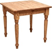 Masa fixa, L80 80 H78 cm, lemn Masiv