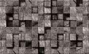 Fototapet - Cuburi gri din lemn (254x184 cm)