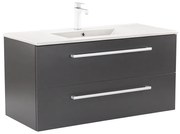 Dulap inferior Vario Clam 100 cu lavoar antracit-antracit