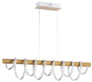 Lustră LED pe cablu ONLI NILO LED/70W/230V 4000K maro/alb