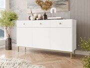 Comodă Probazzo 3D3SZ (Alb + auriu) . 1103669