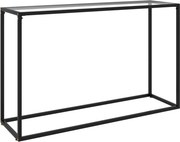 vidaXL Masă consolă, transparent, 120x35x75 cm, sticlă securizată