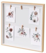 Ramă foto de perete în culoare naturală 43x43 cm – Casa Selección