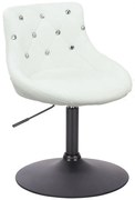 HC931N Scaun Alb cu Bază Neagră