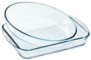 Pyrex Set de 2 vase de sticlă pentru cuptor, 2,7 l+ 2,2 l