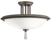 Lustră aplicată Kichler KL-DREYFUS-SFOZ DREYFUS 3xE27/60W/230V bronz