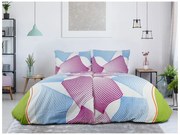Lenjerie de pat din bumbac UNILO albastru-violetă Dimensiune lenjerie de pat: 70 x 90 cm | 140 x 200 cm