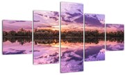 Tablou cu cerul violet (125x70 cm), în 40 de alte dimensiuni noi