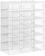 Raft modular BOXIFY cu compartimente, alb