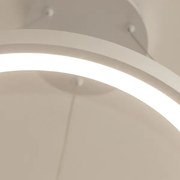 Brilagi - Lustra LED dimabilă pe cablu FALCON SLIM LED/42W/230V, Ø 50 cm, albă + telecomandă