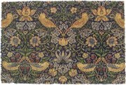 Covoraș de intrare din fibre de nucă de cocos 60x90 cm William Morris Strawberry Thief – Artsy Doormats