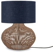 Veioza eco din ratan Kalahari S/3220, bl.denim