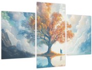 Tablou – Arborele vieții și al iubirii (90x60 cm)