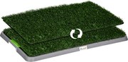 PawHut Toaletă pentru Câini, Iarbă Artificială pentru Câini cu Tavă pentru Antrenamentul la Oliță, 67x41 cm, Verde