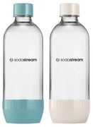 Sticlă Sodastream Jet Blue/Sand 2x 1 l, rezistentăla mașina de spălat vase