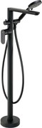 Alpinia Black Baterie stativa finisaj negru cu montaj pe pardoseala pentru cada freestanding BGA_N17M