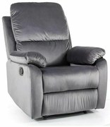 Fotoliu recliner Spencer 1 velvet gri Blu14