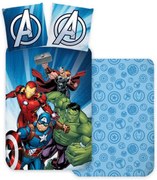 Avengers Power Strike lenjerie de pat pentru copii 100×135 cm, 40×60 cm