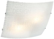 Redo 05-818 - Plafonieră NOTES 2xE27/42W/230V 39x39 cm alb