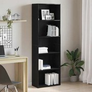 vidaXL Bibliotecă Stejar negru 60x30x189 cm Lemn prelucrat