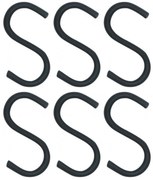 Set de 6 cârlige Orion pentru tija suspendabilă RADKA