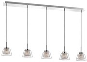Lustra eleganta design modern cu 5 pendule Boccale