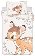 Disney Bambi Beige lenjerie de pat pentru copii 100×135cm, 40×60 cm