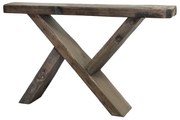 Consolă din lemn reciclat, natur, H77 cm, Grimaud