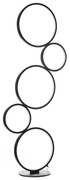 ONLI - Lampă de podea LED RINGS, 58 W, 230 V, 4000 K, neagră