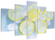 Tablou cu lămâie în gheață (150x105 cm)
