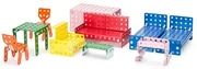 Merkur 48018 - Accesorii pentru căsuța de păpuși -mobilier, 219 piese