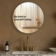 Autocolant pentru oglindă S26 – Be kind to yourself today.