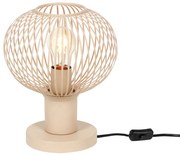Lampă de masă modernă bej din sârmă 23 cm - Gila