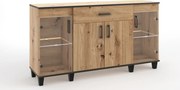 Comodă POLA 03 – 160x40x90 cm – Stejar Artisan
