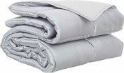 vidaXL Duvet complet pe tot parcursul anului Argintiu 135 x 220 cm