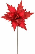 Floare strălucitoare de Crăciun, roșie, 50 x 32 cm