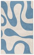 Covor albastru lavabil 120x180 cm Blue Latte – Mila Home