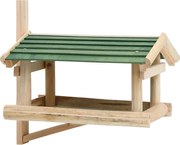 vidaXL Hrănitor de păsări, 35 x 29,5 x 21 cm, lemn masiv