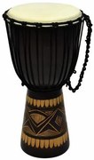 Tambur african Djembe, 50 cm - tăiat manual