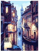 Pictura pe numere cu un cadru "Veneția 5" 50x40 cm