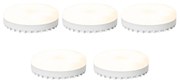 Set de 5 becuri LED inteligente GX53, reglabile, 9W, 806LM, 2700K-6500K