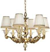 Candelabru 6 brate LUX realizat manual Lucilla