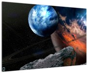 Tablou planetei în cosmos (90x60 cm)