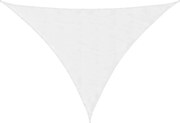 vidaXL Parasolar, alb, 3,5x3,5x4,9 m, țesătură oxford, triunghiular