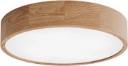 Plafonieră cu senzor CLEO 4xE27/24W/230V, Ø 47,5 cm, stejar