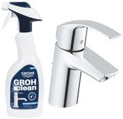 Pachet solutie curatat baterii baie si bucatarie Grohe, plus baterie lavoar Grohe Eurosmart, marimea S ( 48166000, 33265002)