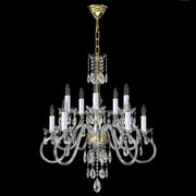 Candelabru cu 10 brate LUX design modern, Cristal Bohemia Exclusive Miracle