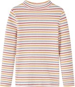 vidaXL Tricou de copii cu mâneci lungi, ecru, 128